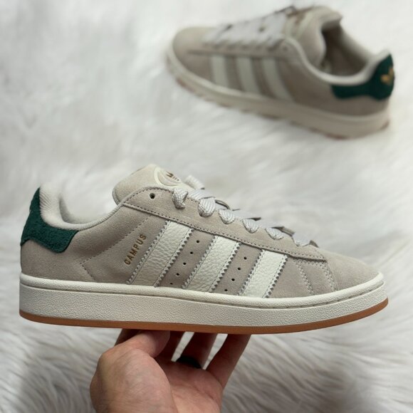 Adidas Campus 00s Alumina Off White Collegiate Green Mens JS3786 NEW Sz 7 - Picture 1 of 5